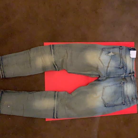 Blue ripped jeans Fashion Nova Men - Picture 2 of 4